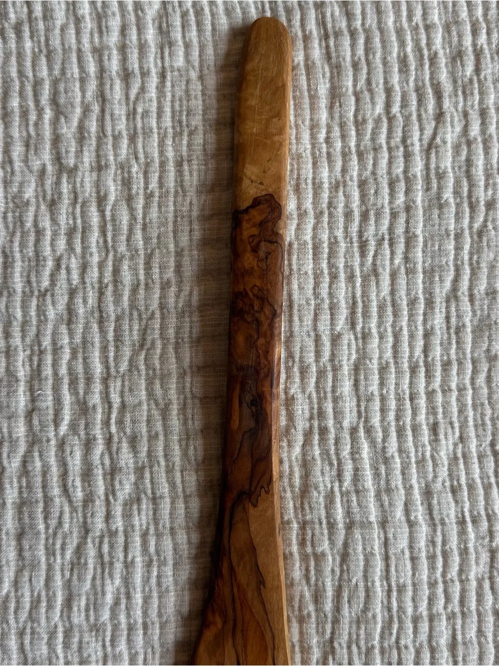 Sur La Table Italian Olivewood Curved Turner Cooking Utensil